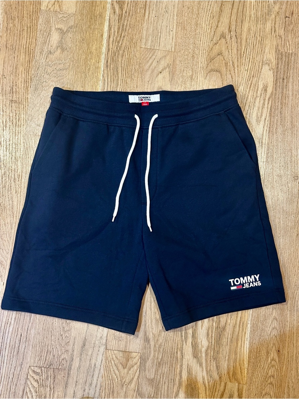 Tommy Jeans Men's Fleece Sweat Shorts Navy Blue L NWT